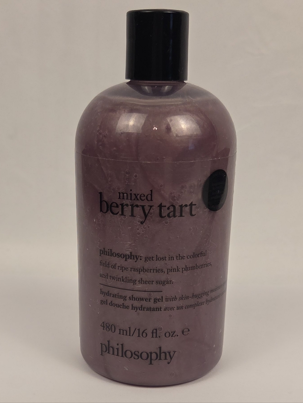 Philosophy Mixed Berry Tart 3-in-1 Shower Gel Bubble Bath Shampoo 16 oz